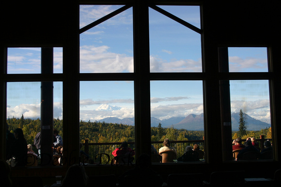 View of Mt. McKinley (Denali) from the Mt. McKinley Princess Lodge