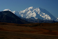Rare cloudless day, Mt. McKinley, Denali Park, Alaska